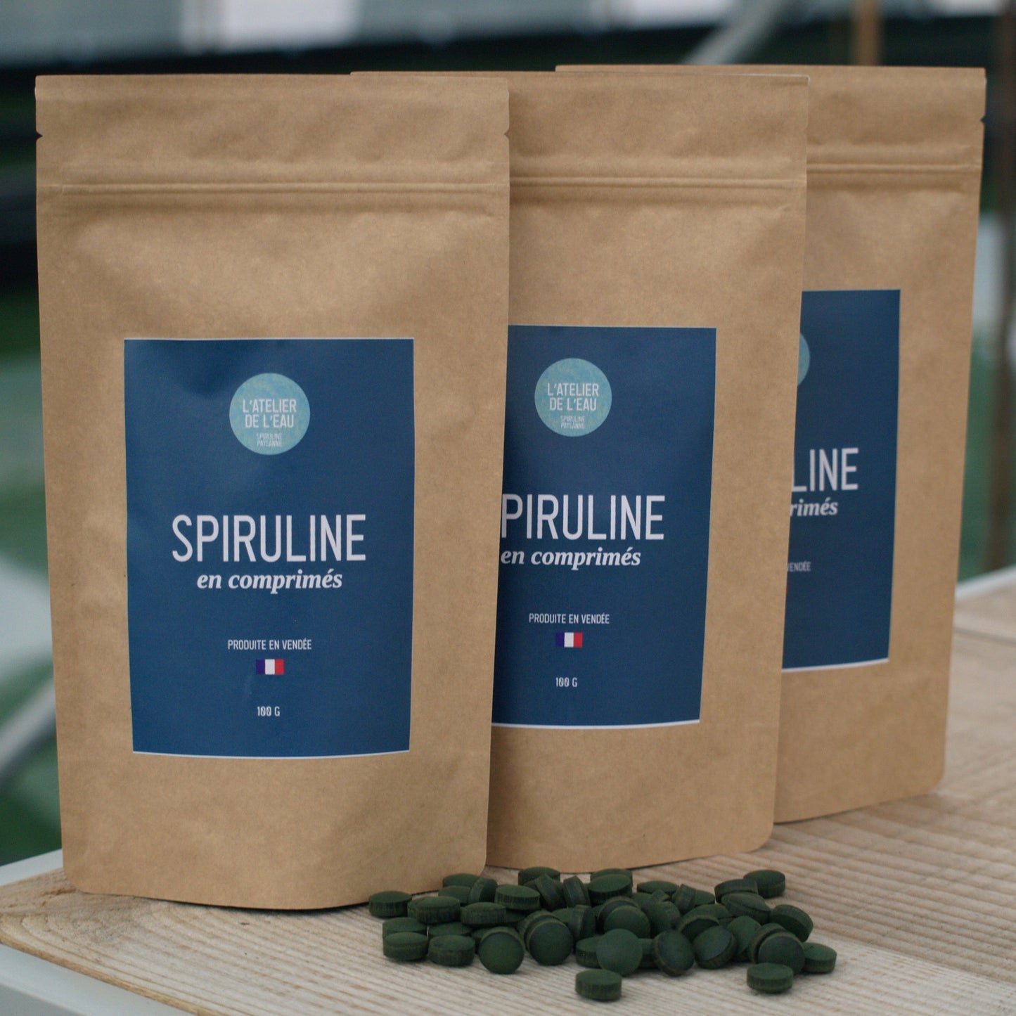 LA SPIRULINE EN COMPRIMES - 3 x 100g